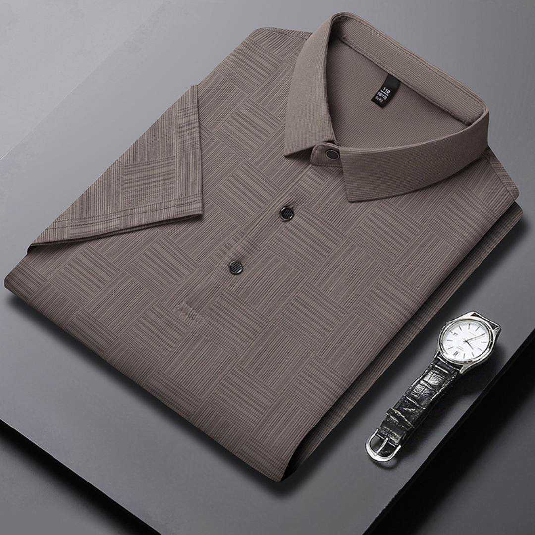 Medford - POLO WITH JACQUARD WEAVE