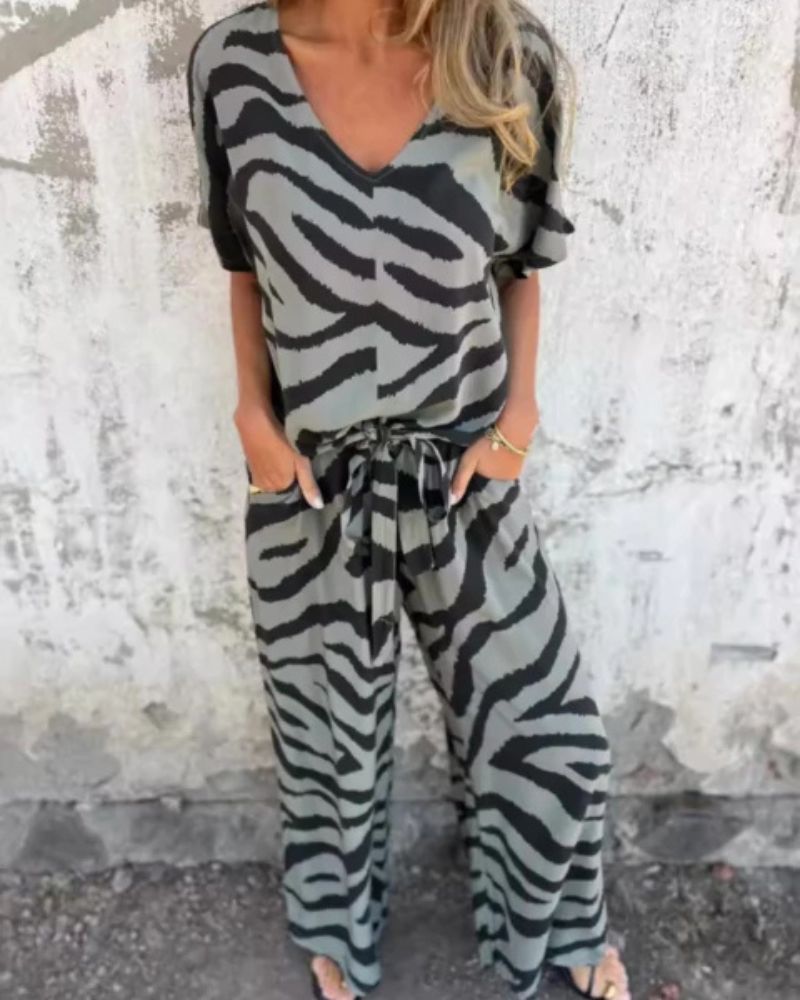 SORADA - TWO-PIECE ZEBRA SET