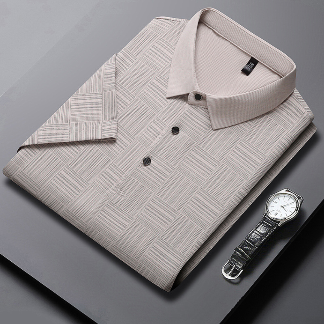 Medford - POLO WITH JACQUARD WEAVE